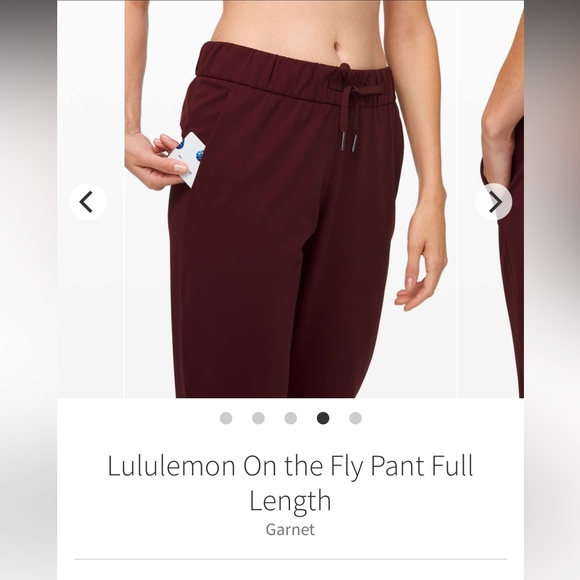 On the Fly Pant Full Length - Garnet - Picture 2 of 10